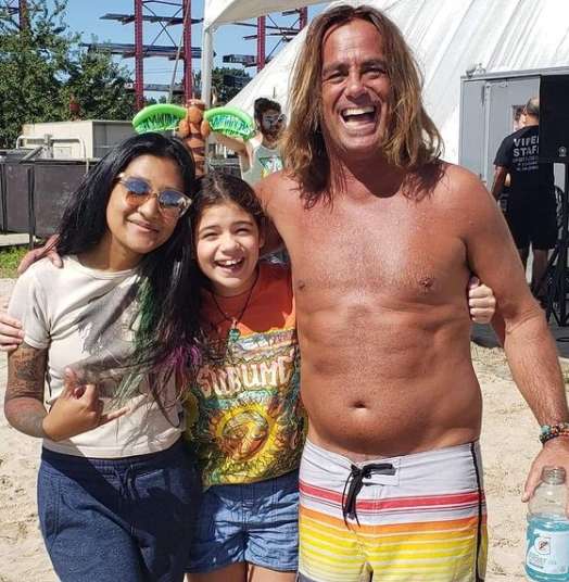 Peter Dante and his family