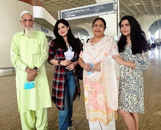 Zarine Khan family