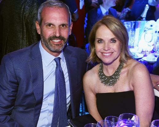 Katie Couric and her husband John Molnar