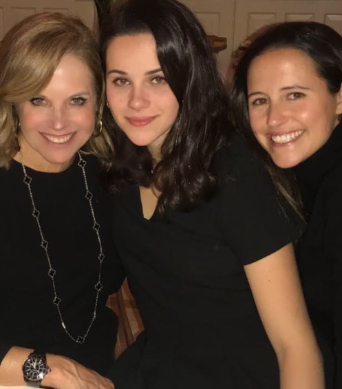 Katie Couric and her daughters