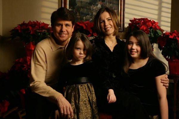 Rod Blagojevich family portrait 