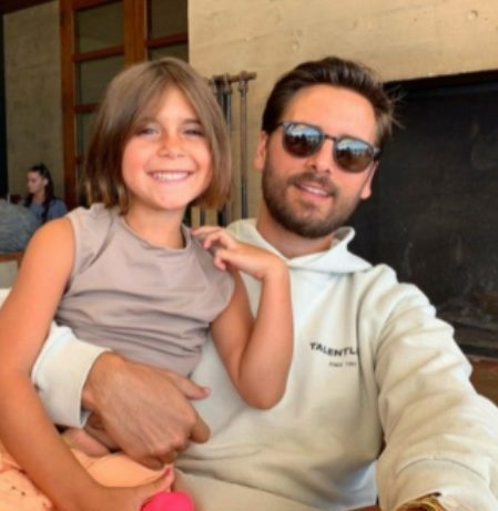 Penelope and father Scott Disick