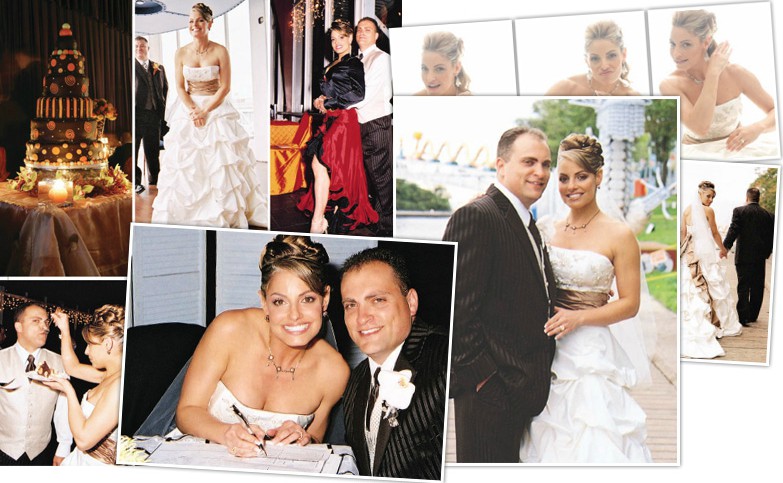 Ron Fisico's wedding photo collection with his wife Trish 