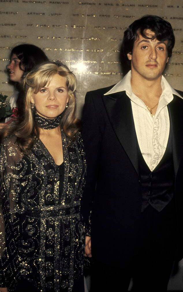 Sasha Czack and her ex-husband Sylvester Stallone at the awards ceremony