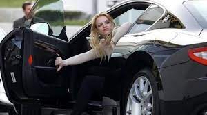 Jason Ellen Alexander's ex-wife Britney Spears with car