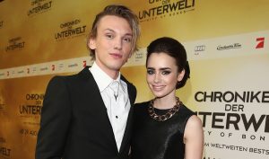 Jamie Campbell and his ex-girlfriend Lily Collins