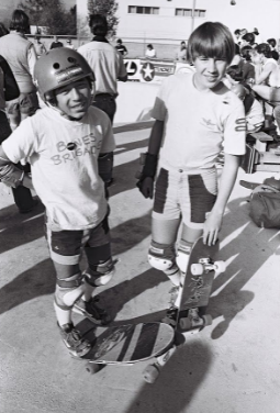 Rodney Mullen's childhood photo with friends 