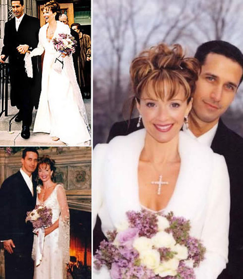 A collection of wedding photos of Francis Greco and his ex-wife Lauren 
