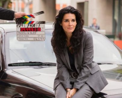 Emery Hope Sehorn's mother Angie Harmon poses with her car