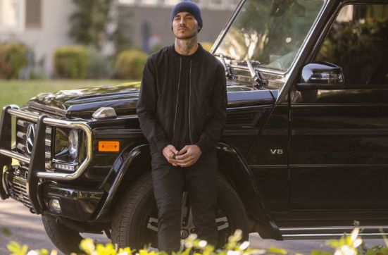 Adelfa Marr's husband Manny Montana pictured with his Jeep