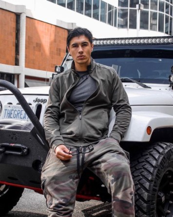 Damian Romeo pictured with Jeep
