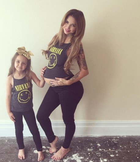 Sallie Axl and her daughter