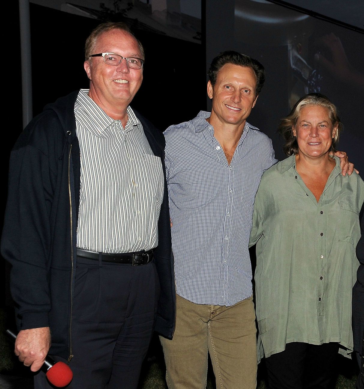 Randy Harborkamp, ​​Tony Goldwyn, Jane Muskie at Academy of Motion Picture Arts and Sciences' Oscar Outdoor Screening "ghost" July 13, 2012 in Hollywood, CA