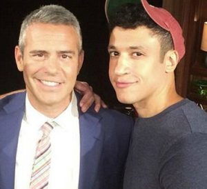 Clifton Dassuncao and Andy Cohen