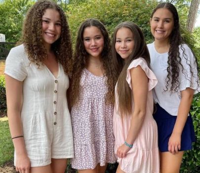 Gracie Hassack and her sisters