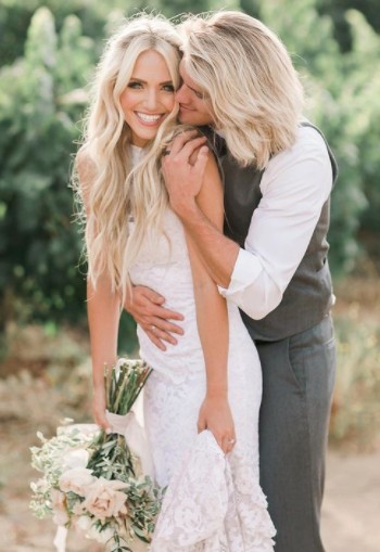 Cole LaBrant and his wife Savannah LaBrant at their wedding