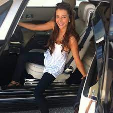 Shelby Chesness in her car