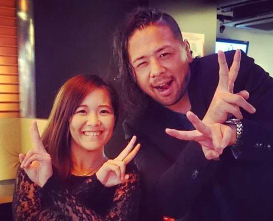 Maekawa Harumi and her husband Shinsuke Nakamura