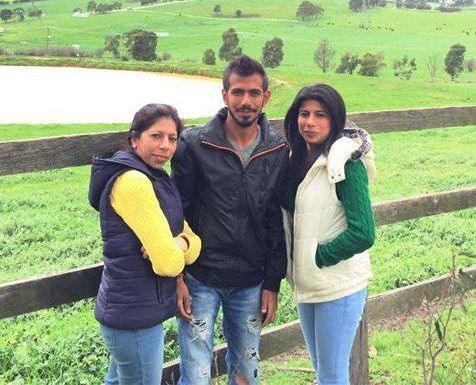 Yuzvendra Chahal and his sisters