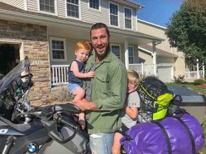 Pablo Schreiber and his two sons