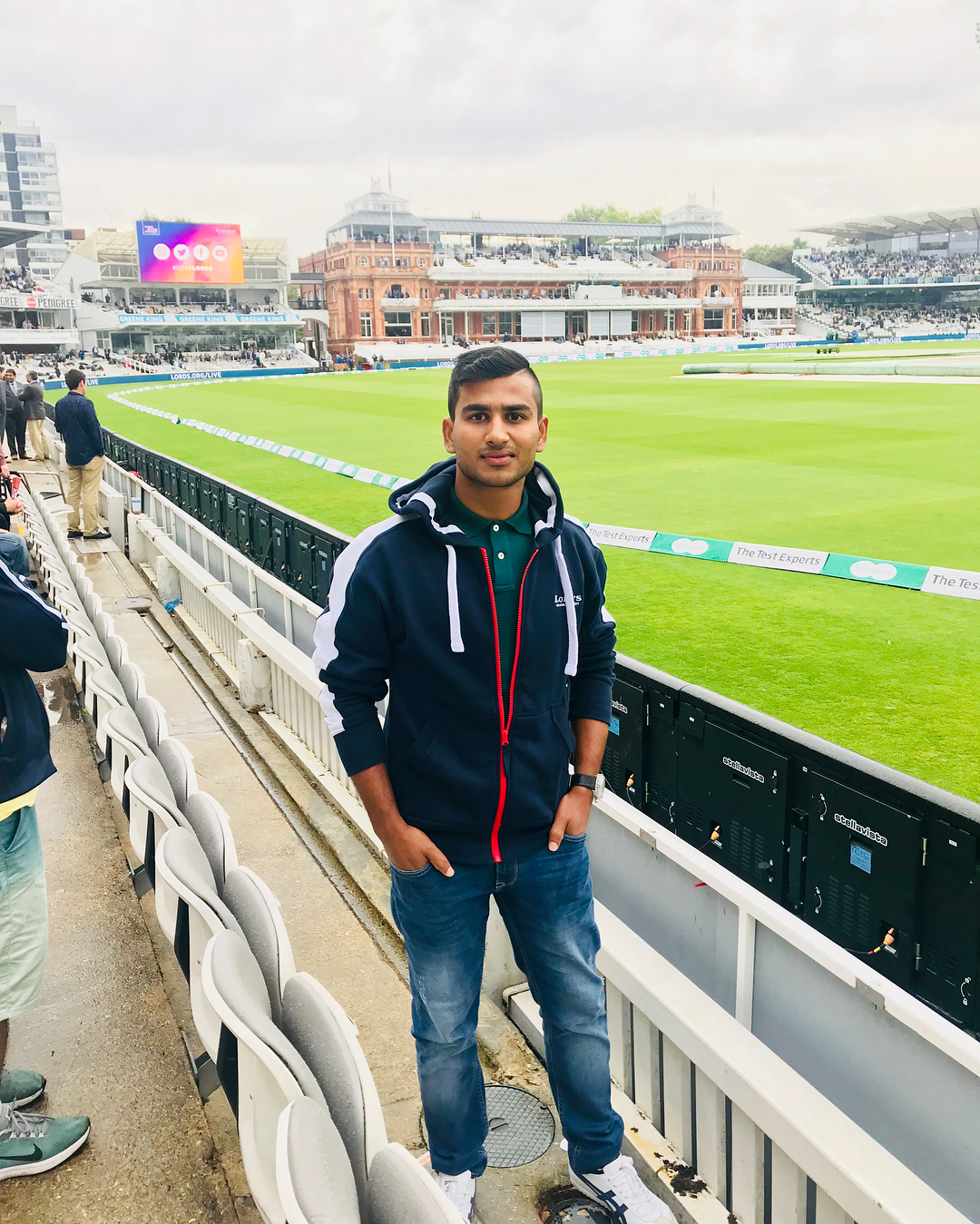 Virat Singh at the House of Lords Cricket Ground
