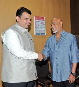Vinod Kambli meets Devendra Fadnavis
