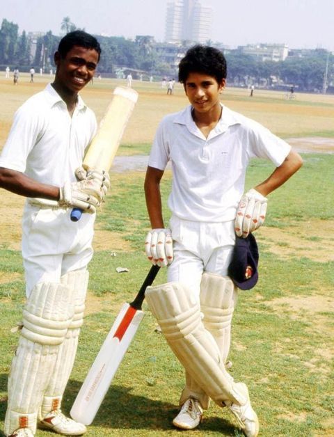 Childhood photos of Vinod Kambli and Sachin Tendulkar