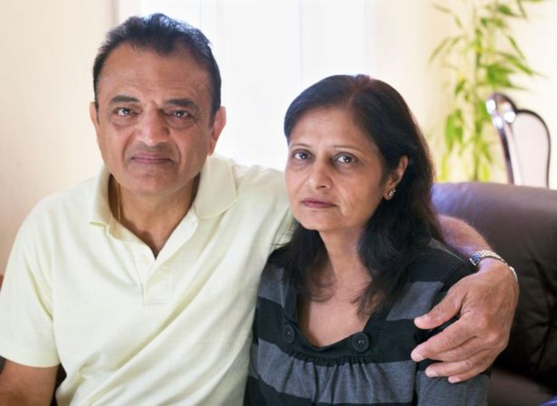 Vinod Hindocha and his wife
