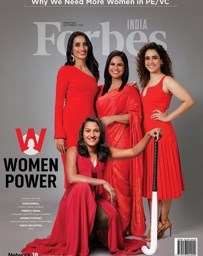 Vineeta Singh on the cover of Forbes magazine