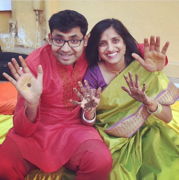 Wedding photo of Vineeta Agrawal and Parag Agrawal