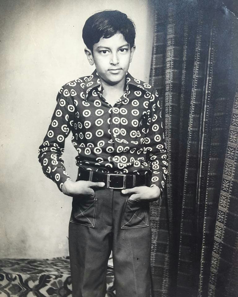 Childhood image of Vindu Dara Singh