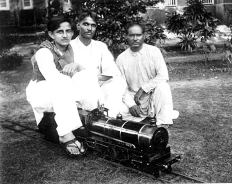 Childhood photos of Vikram Sarabhai and the engine he built