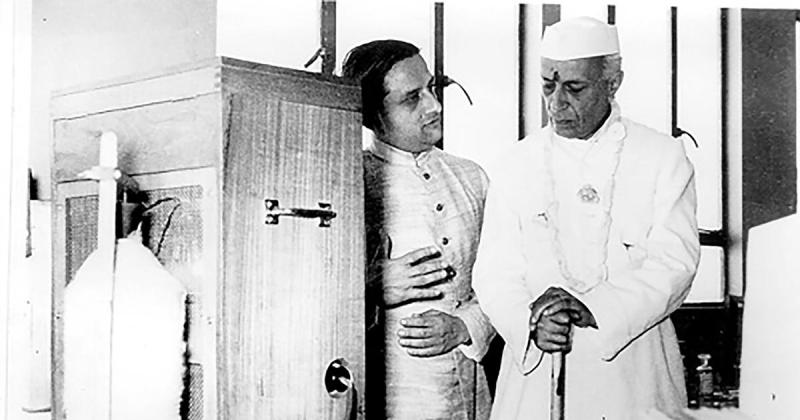 Vikram Sarabhai and Jawaharlal Nehru