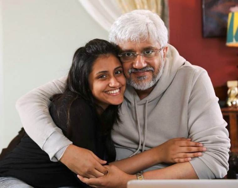 Vikram Bhat and his daughter Krishna Bhat