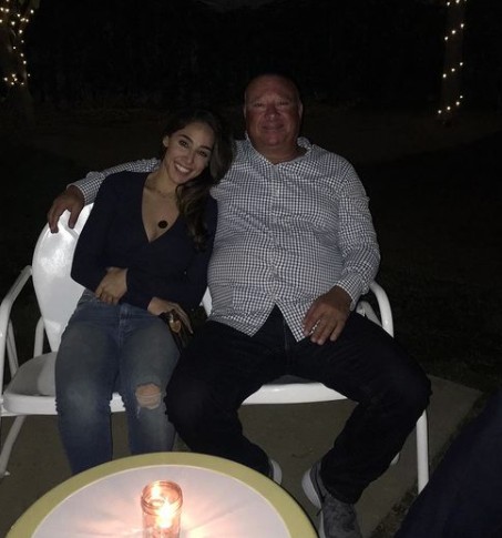 Danielle Robe and her father