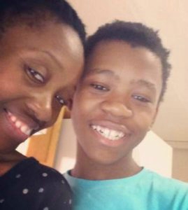 Thamela Mpumlwana clicks selfie with his mother
