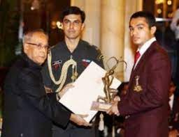 Vikas Krishan Yadav receives the Arjuna Award