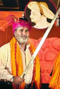 Vijay Mallya with Tippu Sultan Sword