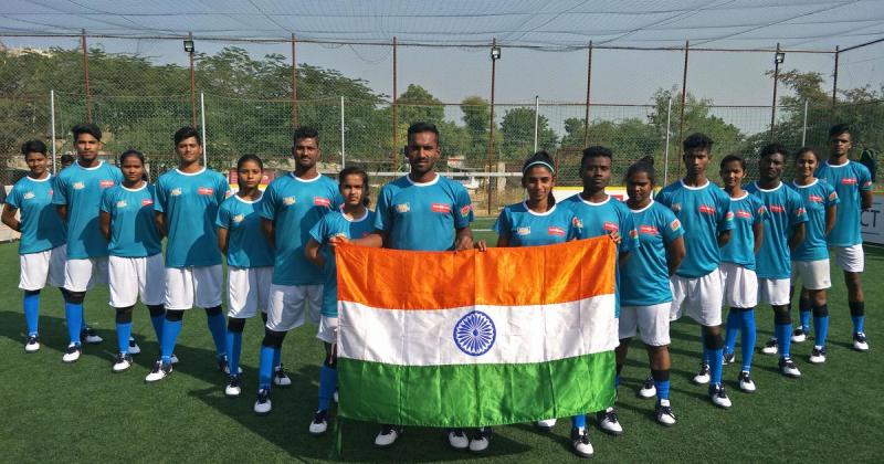 Indian football team at homeless world cup