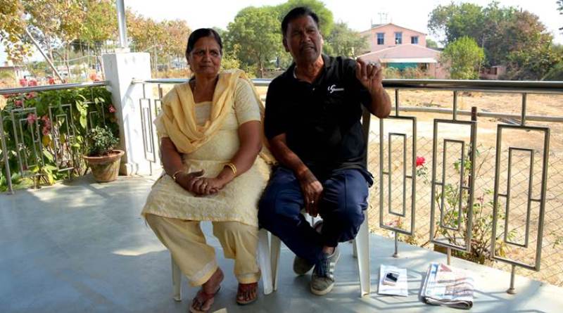 Vijay Bals and his wife