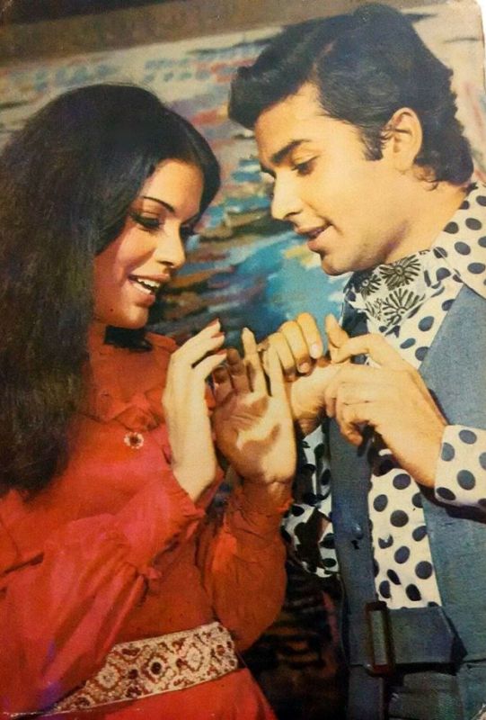 Vijay Arora and Zeenat Aman