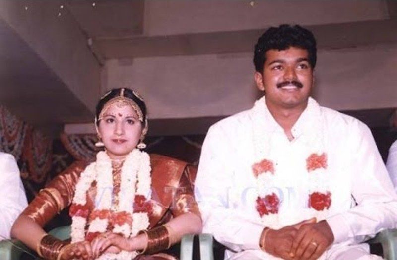 Vijay and wife