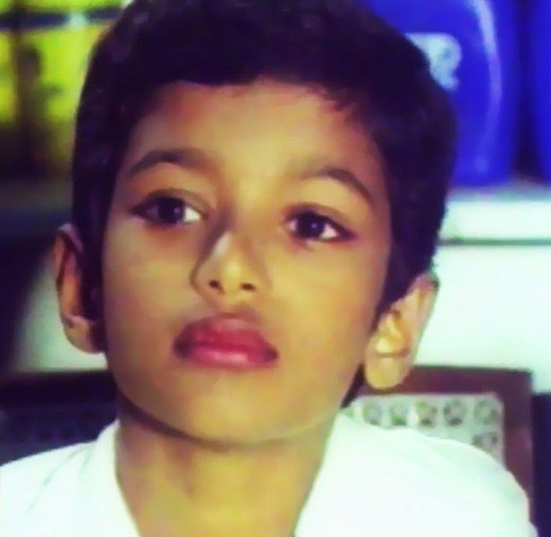 Vijay as a child artist in his debut 'Vitry'
