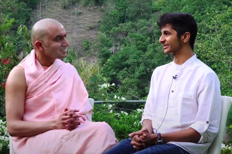 Vidit Gujrathi and Black Lotus founder Om Swami