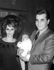 Young John Gotti with wife Victoria and eldest daughter Angel