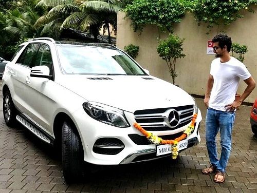 Vicky Kaushal and his Mercedes Benz GLC SUV car