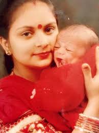 Vibhor (baby) and his mother