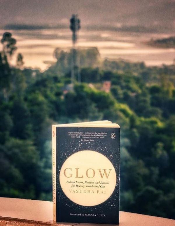 A book by Vasudha Rai called Glow: Indian Foods, Recipes and Rituals for Beauty, Inside and Outside