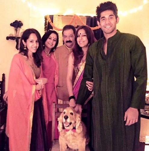 Warren Sood and his family