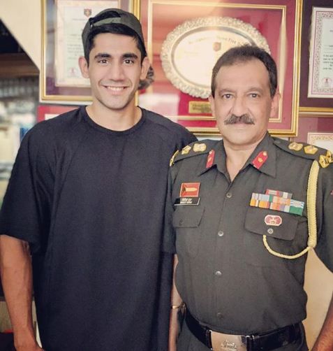Varun Sood and his father, Brigadier General Vineet Sood